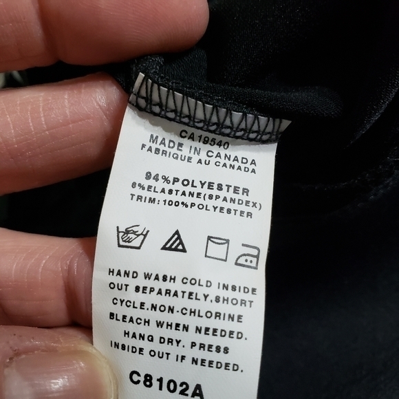 SVETLANA fit and flare black midi skirt SZ 6 - Picture 5 of 8